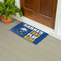 Buffalo Sabres Fan Mat, 28"x16" - NHL