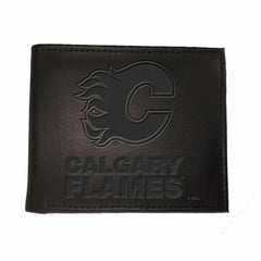 Calgary Flames, Bi-Fold Wallet, Black - NHL Home