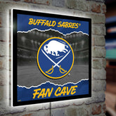 Calgary Flames 23"H x 23"L LED Wall Decor, Edgelite, Square - NHL
