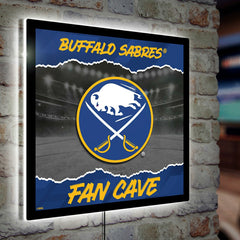 Calgary Flames 23"H x 23"L LED Wall Decor, Edgelite, Square - NHL