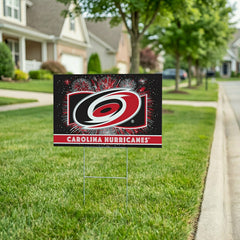 Carolina Hurricanes Yard Sign, Patriotic - NHL Home