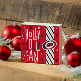 Carolina Hurricanes Block, Holiday, 6x6 - NHL Home