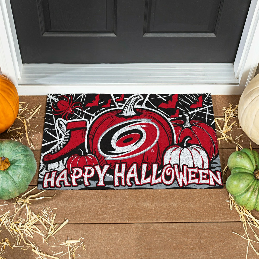 Carolina Hurricanes Halloween PVC Mat, 28"x16" - NHL