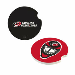 Carolina Hurricanes Car Coaster Set, 2pc - NHL Home