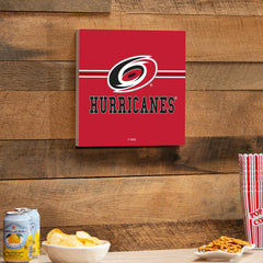 Carolina Hurricanes Wood Wall Sign, 12x12 - NHL Home