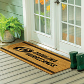 Carolina Hurricanes Extra Large One Color Coir Mat, 60"x24" - NHL