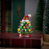 4" Mini LED Tabletop Christmas Tree, Set of 2, Chicago Blackhawks - NHL Home