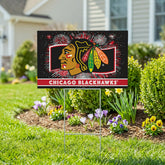 Chicago Blackhawks Yard Sign, Patriotic - NHL Home