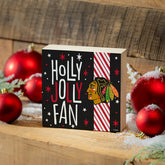 Chicago Blackhawks Block, Holiday, 6x6 - NHL Home