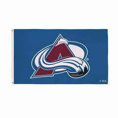 Colorado Avalanche Single Sided Flag w/ 2 Grommets, 3'x5' - NHL Home
