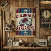 Colorado Avalanche, Canvas Wall Tapestry, Medium, 36x24 - NHL Home