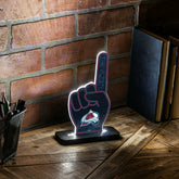 Colorado Avalanche Hockey Foam Finger Desklite LED Decor - NHL Home