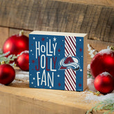 Colorado Avalanche Block, Holiday, 6x6 - NHL Home