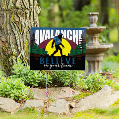 Colorado Avalanche Yard Sign, Bigfoot - NHL Home
