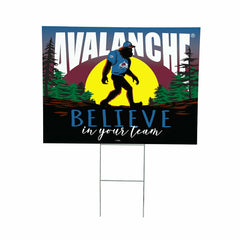 Colorado Avalanche Yard Sign, Bigfoot - NHL Home