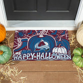 Colorado Avalanche Halloween PVC Mat, 28"x16" - NHL