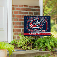 Columbus Blue Jackets Yard Sign, Patriotic - NHL Home