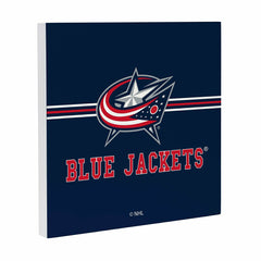 Columbus Blue Jackets Wood Wall Sign, 12x12 - NHL Home
