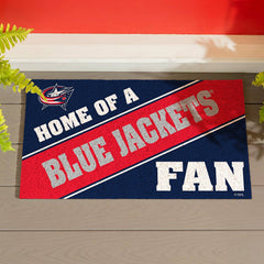 Columbus Blue Jackets, PVC Mat COLOR, Home of a Fan - NHL