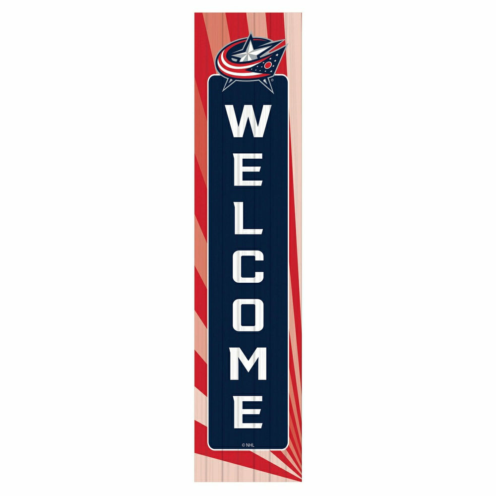 Columbus Blue Jackets Summer Seasonal Single Sided Large Leaner, 46" - NHL Home