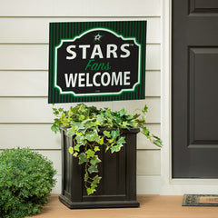 Dallas Stars Coroplast Yard Sign, "Fans Welcome" - NHL Home