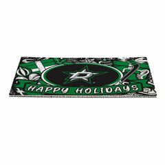 Dallas Stars Holiday PVC Mat, 28"x16" - NHL