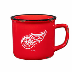 Detroit Red Wings Ceramic Camp Cup with Enamel Finish, 14oz - NHL Home