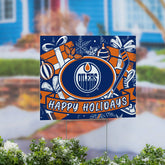 Edmonton Oilers Yard Sign, Holiday - NHL Home