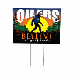 Edmonton Oilers Yard Sign, Bigfoot - NHL Home