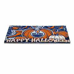 Edmonton Oilers Halloween PVC Mat, 28"x16" - NHL