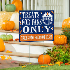 Edmonton Oilers Yard Sign, Halloween Treats for Fans - NHL Home