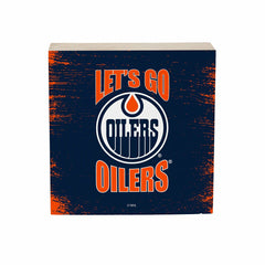Edmonton Oilers Plock, Down Home Fans, 6x6 - NHL Home