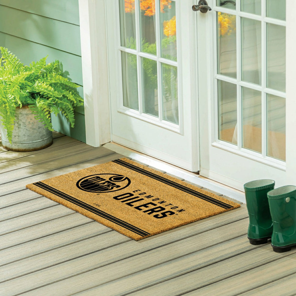 Edmonton Oilers Large One Color Coir Mat, 36"x24" - NHL