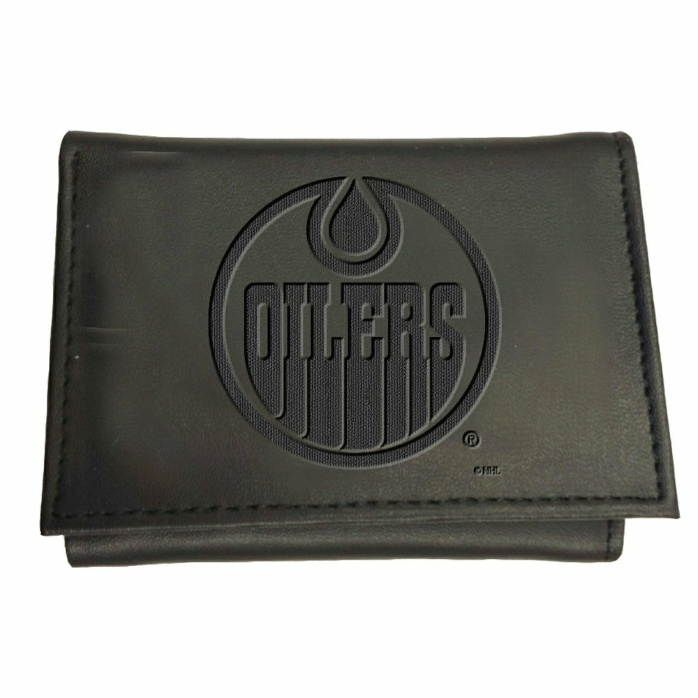 Edmonton Oilers, Tri-Fold Wallet, Black - NHL Home