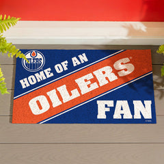 Edmonton Oilers, PVC Mat COLOR, Home of a Fan - NHL