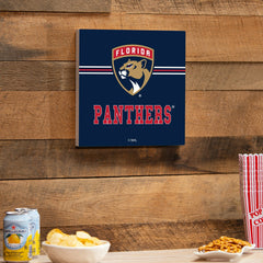 Florida Panthers Wood Wall Sign, 12x12 - NHL Home