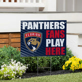 Florida Panthers Coroplast Yard Sign "Fans Play Here" - NHL Home