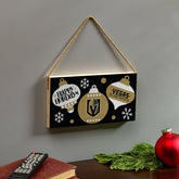 Vegas Golden Knights Holiday Wood Wall Sign, 6x11 - NHL Home