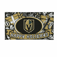 Vegas Golden Knights Holiday PVC Mat, 28"x16" - NHL