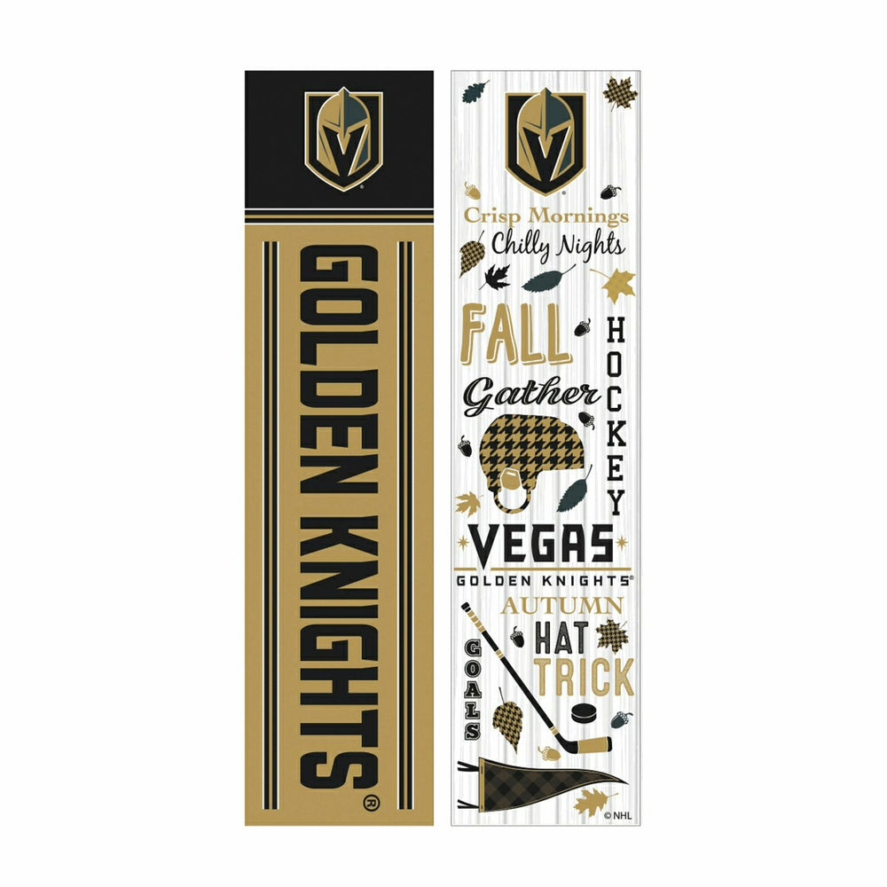 46" Double Sided Leaner, Vegas Golden Knights, Fall Seasonal - NHL Home