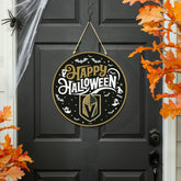 Vegas Golden Knights Halloween Round Door Décor with Hanging Rope, 18x - NHL Home