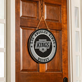 Los Angeles Kings Round Door Décor with Hanging Rope, 18x18 - NHL Home
