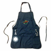 Grill Apron, Black, Minnesota Wild - NHL Home