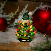 4" Mini LED Tabletop Christmas Tree, Set of 2, Minnesota Wild - NHL Home