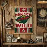 Minnesota Wild, Canvas Wall Tapestry, Medium, 36x24 - NHL Home