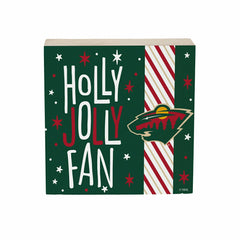 Minnesota Wild Block, Holiday, 6x6 - NHL Home