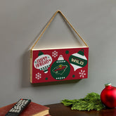 Minnesota Wild Holiday Wood Wall Sign, 6x11 - NHL Home