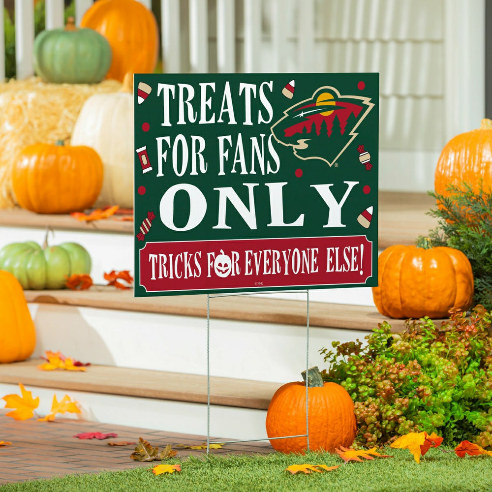 Minnesota Wild Yard Sign, Halloween Treats for Fans - NHL Home