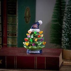 4" Mini LED Tabletop Christmas Tree, Set of 2, Montreal Canadiens - NHL Home