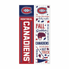 Montreal Canadiens 46" Double Sided Leaner, Fall Seasonal - NHL Home